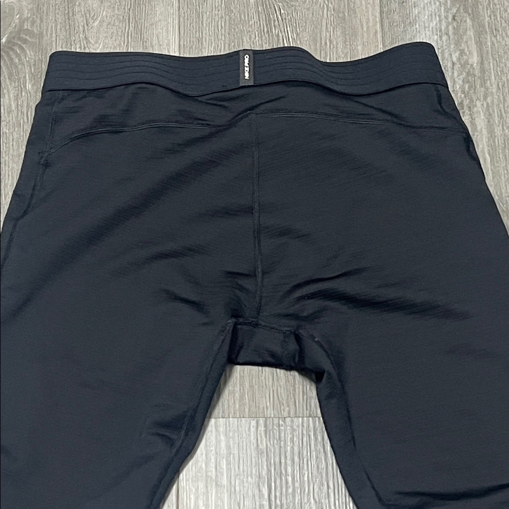 Nike Pro Dri Fit Mens leggings with a pocket / black / Size L - Picture 6 of 13